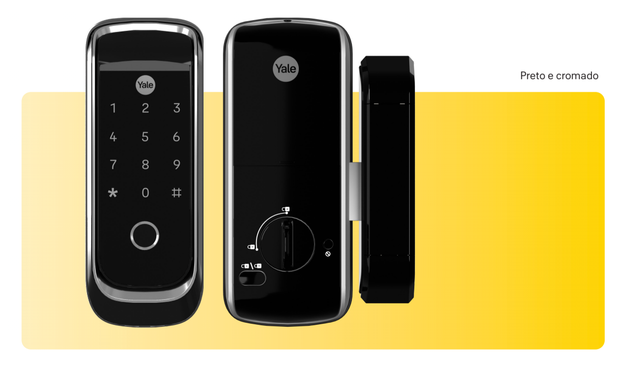 Yale YBL 410B — Fechadura Digital de Sobrepor